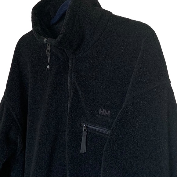 Helly Hansen Mens Black Fleece Jacket Sz L - Picture 4 of 8